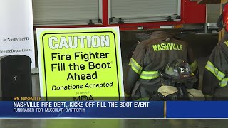 Nashville Fire Department kicks off 'Fill the Boot' campaign