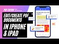 How to Edit PDF Files in iPhone and iPad | PDFElement for iOS Review