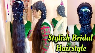 New Stylish Bridal Braid hair style || Party hairstyles || Trending open hair style