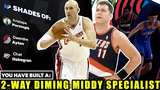 *ULTRA RARE* 7'3 2-WAY DIMING MIDDY SPECIALIST W/ 98 PASS ACCURACY & ELITE BIG MAN CONTACTS NBA 2K24
