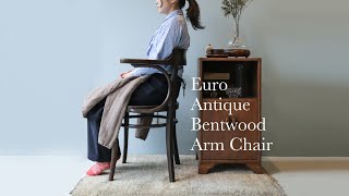 Euro Antique Bentwood Arm Chair:アンティーク ベントウッド アームチェア 曲木 椅子