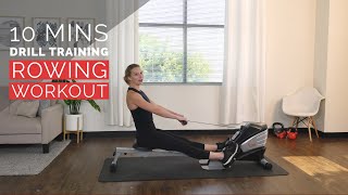 10 Min Rowing Machine Drills for Beginners