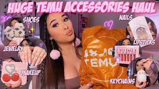 HUGE TEMU ACCESSORIES HAUL 2023 | 20+ items | is it worth it!? (shoes, makeup, nails & more!!)