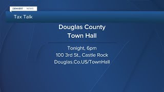 Douglas County Town Hall on property taxes tonight