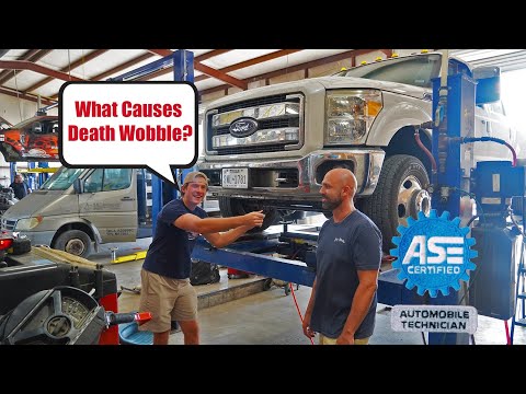 What causes death wobble f350?