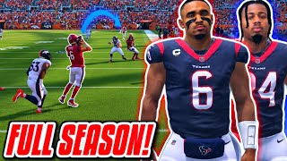 I Played a Full Season Franchise to save the Texans..