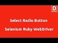 Selenium Ruby Select Radio Button