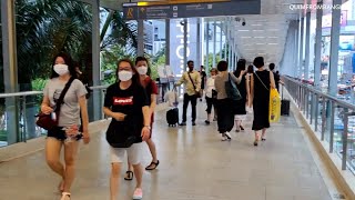 BANGKOK SKYWALK FROM CENTRAL WORLD TO FASHION PLATINUM MALL