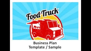 Business Plan for a Food Truck Template Sample