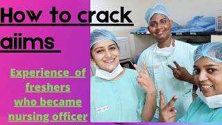 how to crack aiims  nursing officer exam,NORCET 🔥🔥experience of beginners who cracked aiims