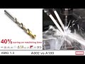 dormer a002 vs a100 hss drills carbon steel amg 1 3