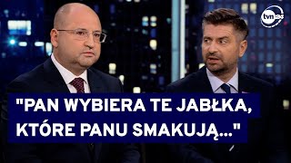 Krzysztof Śmiszek i Adam Bielan starli się w „Kropce nad i” na temat rosyjskich wpływów @TVN24