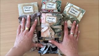 Mini Junk Journals - I love you because...