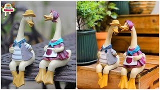 #Ducks  DIY with plastic bottle | #plasticbottle  #handmade   | Arush diy craft ideas