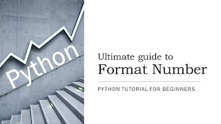 #26 - Formatting Number in Python