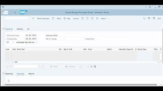 How to Create Purchase Order in SAP (DFCCIL)