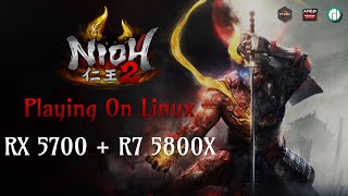 Nioh 2 | 1440p | Manjaro 20.2.1 | RX 5700 + R7 5800X | Linux Gaming