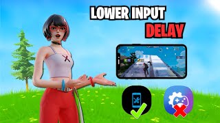 This Is How To Reduce Your Input Delay On Fortnite Mobile | (Android)