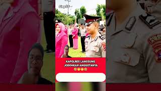 Momen Kapolres Langsung Jodohkan Anak Buahnya #polri #polisi