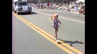 Baton Twirling in Parade 5 Years Old at Old Home Days 1989