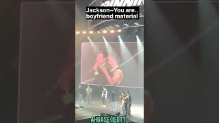 Jackson~you are boyfriend material #jinson #jinyoung #jackson #bambam #got7