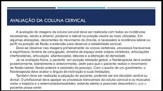 #Diag. Cinético-funcional - C. Vertebral - Série trabalhos dos meus alunos - 14.11.2024