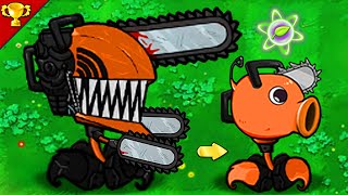 Plants vs Zombies : Chainsaw Man Peashooter Max Level