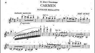 Jenő Hubay: Carmen Fantaisie (violin and piano)