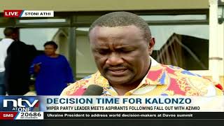 Wiper meets aspirants following Kalonzo's fall out with Azimio