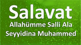 100 dəfə - Allahümme salli ala seyyidina muhammedin ve ala ali seyyidina muhammed