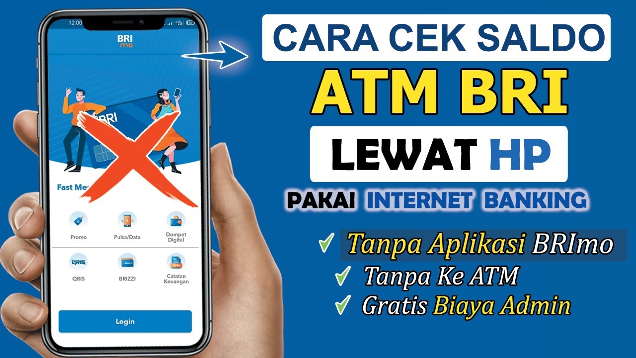 Cara Cek Saldo BRI Lewat Internet Banking Tanpa Aplikasi - YouTube