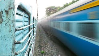 Brutal Overtake:100 KMPH EMD BLAZE:Goa Express