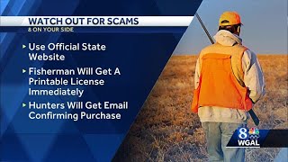 Pennsylvania hunters, fishers warned about online license scams