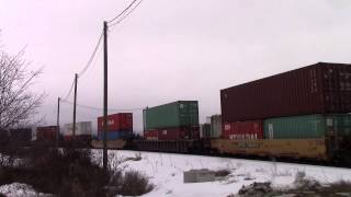 (CP 113 And CP 112) [CP] 9583 West And [CP] 9353 East At -Carlin Crossing- Tappen BC 1-18-14