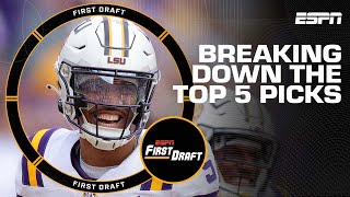 Field Yates and Mel Kiper Jr. Breakdown Scenarios for the Top 5 picks! | First Draft 🏈