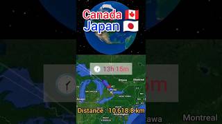 Toronto to Tokyo flight Route ✈️ || Canada 🇨🇦 to Japan 🇯🇵 ||