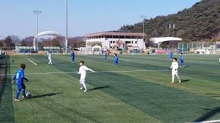 남원동계훈련7일차1월24일 전주FC U12\u0026포항리더(후반전)