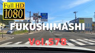 福島市内ドライブ578（大原総合病院～国道4号～岩谷下交差点）