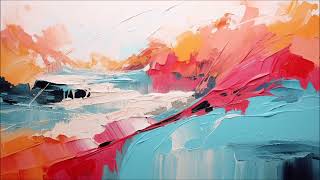 4K Video screensaver Abstract painting 231215. No music