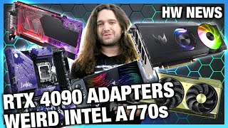 HW News - RTX 4090 Adapter Cables, Weird Intel A770s, Razer Steam Deck Clone