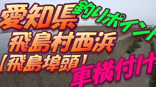 【愛知県釣りポイント】【貯木場前でカレイつれてます！】車横付けで雨でも釣り出来る場所愛知県海部郡飛島村西浜【飛島埠頭】