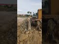 Bulldozer pushes the soil in action. #bulldozer #dumptruck #excavator