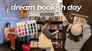 Living my DREAM bookish day (book shopping, reading journal, reading new releases, etc)