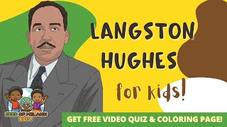 Langston Hughes for Kids | History for Kids | Seed of Melanin Kids!