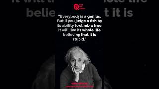 Everybody is a genius | Albert Einstein | WhatsApp Status | #quotes #motivation #shorts