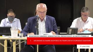 01 - Décisions du maire adoptées en temps d'état d'urgence sanitaire