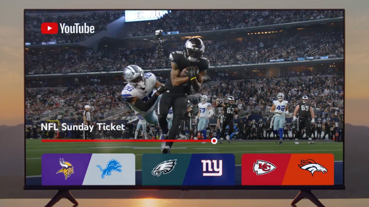 Nfl Sunday Ticket Youtube Youtube Tv Youtube