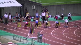 2013ジュニアクラブ中学男子1年100m第3組