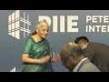 union fm smt nirmala sitharaman on the resilience and growth of indian economy at piie washington dc