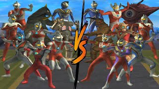 ウルトラマン JUSTICE VS ULTRAMAN TIGA, EVIL TIGA VS IMITATION DYNA, HAYATA VS LEO #ウルトラマン #animation #星人